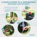 5 Gallon Solar Camping Shower Bag with ON-Off Faucet and Long Strap - Portable Shower for Hiking and Traveling - Buy Online on GoSupps.com