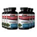Herbal Skin Care Support with Green Superfood from Klamath Lake - Blue Green Algae 500mg Blue Green Algae Powder spirulina and chlorella Capsules spirulina Blue Green Algae Powder - 6 Bot 360 Caps
