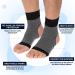 3 Pairs Medium Ankle Compression Sleeves | Open Heel Support Socks for Swelling & Sprains | 20-30 mmHg | Men & Women - Buy Online on GoSupps.com