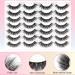 Ahrikiss Fluffy Cat Eye False Eyelashes - 14 Pairs Natural Volume 17mm Lightweight Curly Lashes - P01 14P-P01 for Stunning Eyes - Buy Online on GoSupps.com