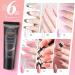 Cooserry Poly Gel Nail Kit with Lamp - 6 Colors Builder Gel Extension Nails Set with Nail Tips, Slip Solution, LED Lamp - Dual Forms Starter Kit with Nail Foil Glitter for Art Designs - Buy Online on GoSupps.com