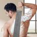 Back Scrubber for Shower Bamboo Fiber Peeling Scrubber Sponge 2-Piece Massage Brush Set (Gray) | Goldoars - Buy Online on GoSupps.com