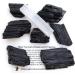 DANCING BEAR Black Tourmaline Crystals Bulk - 1/2 LB Large Pieces with Selenite Stick and Info Cards | Rough Raw Natural Stones Made in USA for Good Vibes and Reiki Energy - Buy Online on GoSupps.com
