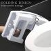 Foldable Toilet Stool with Scented Bead Box - 7-inch Height, Bathroom Step Riser for Adults and Toddlers - White - Buy Online on GoSupps.com