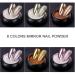 Buy Metallic Nail Powder Set - 6 Colors Chrome Nail Art Pigment for Stunning Shine & Mirror Effect - Buy Online on GoSupps.com
