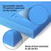 RitFit Balance Foam Pad - 2 TPE Non-Slip Mat for Fitness & Balance Exercises | Yoga, Physical Therapy, Knee Cushion | Blue - Buy Online on GoSupps.com