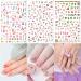 Konsait Mixed Nail Stickers (1200+ Designs) - Flower Animal/Fruit/Mermaid 3D Nail Art Decals for Women, Girls, Kids - Self-Adhesive Tips for Birthday Party Favors - Buy Online on GoSupps.com