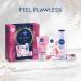 NIVEA Feel Flawless Gift Set (4 Products) Women's Gift Set with Skincare Essentials Includes Body Lotion Face Mask Face Wash and Day Cream - Buy Online on GoSupps.com