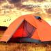 BISINNA 2 Person Camping Tent - Lightweight & Waterproof for Family Camping, Hiking, and Travel | Orange - Buy Online on GoSupps.com