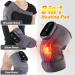 3-in-1 Heated Knee Massager & Shoulder Heating Pad with Vibration - Cordless Rechargeable for Stress Relief - 1 Pack - Buy Online on GoSupps.com