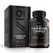 Organic Mushroom Complex 1575mg - 90 Capsules - Reishi Cordyceps Lion's Mane White Fungus Maitake Shitake & Chaga (1 Month Supply) by Alpha01