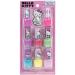 Townley Girl Hello Kitty 8 Pack Nail Polish Water-Based Non-Toxic Peel-Off Set Girls Kids Ages 3+ Perfect for Parties Sleepovers & Makeovers