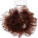 Zac's Alter Ego Set of 2 Soft Chiffon Frilly Ruffle Hair Scrunchies/Garters Brown - Buy Online on GoSupps.com