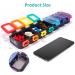 Fullicon Weekly Pill Box 7 Day Ultra Moisture & Spill Proof Daily Pill Organiser Large Tablet Organiser with Secure Buckle Compact Medication Organizer Vitamin & Fish Oil Black Rainbow - Buy Online on GoSupps.com