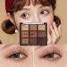 9 Color Chocolate Eyeshadow Palette - Matte & Shimmer Natural Makeup | Long Lasting Waterproof Eye Shadow Palette for All Skin Tones - Buy Online on GoSupps.com