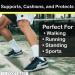 FootChair Orthotics with Adjustable Arch Height Pads | Relieve Plantar Fasciitis & Foot Pain | Women's 11-12.5 & Men's 9-10.5 - International Shipping Available - Buy Online on GoSupps.com