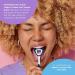 GuruNanda Mentadent Tongue Cleaner - Dual Action Brush & Scraper for Bad Breath & Odor Elimination (Multi-Color) - Buy Online on GoSupps.com
