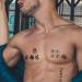 Black Chinese Characters Temporary Tattoos - 50+ Designs | Long-lasting, Waterproof & Sexy Fake Tattoo - Perfect Christmas Easter Gift - Buy Online on GoSupps.com