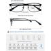 Men's Classic Metal Blue Light Blocking Reading Glasses - UV400 Protection, Spring Hinges, Matte Black, 2.5x - Buy Online on GoSupps.com