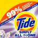 Tide Simply Clean & Fresh Liquid Laundry Detergent - Berry Blossom Scent 89 Loads 117 fl oz | International Shipping Available - Buy Online on GoSupps.com
