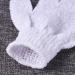 Hotop Dual-sided Exfoliating Shower Gloves - 4 Pairs | Body Bath Scrubs in White - Buy Online on GoSupps.com