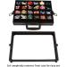 Forged Dice Co. Dice Display Case and Rolling Tray with 2 Divided Trays - Holds 480 Metal/Plastic Polyhedral Dice - Ideal for RPG & D&D Collectors - Buy Online on GoSupps.com