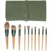 Makeup Brushes Set Ergonomic Soft Bristle Powder Brushes 10 Pieces with Storage Bag for Home - Buy Online on GoSupps.com