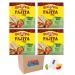 Old El Paso Smoky BBQ Fajita Dinner Kit - Pack Of 4 x 500g - Includes 8 Soft Flour Tortillas Tomato Topping Salsa BBQ Fajitas Seasoning Mix Boxed Treatz