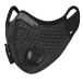 UTOTEBAG Breathable Face Mask with Valves Ventilated Sports Elevation Masks for Men Women Workout Exercise Training Gym, Black