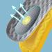 Buy Ultra Soft Shoe Inserts for Women & Men - Arch Support Insoles for Plantar Fasciitis Breathable & Sweat Absorbent Gel for Shock Absorption - Grey 36 - International Shipping Available - Buy Online on GoSupps.com