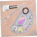minkissy 1 Set Palette Nail Paint Display Boards Manicure Art Tools Manicure Display Boards Manicure Paint Trays Nail Display Racks Nail Art Tools Nail Polish Mixed Board Stainless Steel 12.5X9.5X1.5CM Silver - Buy Online on GoSupps.com