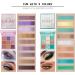 Mimore Eyeshadow Palette Long Lasting Shimmer Eyeshadow 9 Colors Shimmer Matte Makeup Palette Waterproof Mineral Glitter Powder (03-LILAC) - Buy Online on GoSupps.com