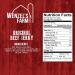 Wenzels Farm Original Beef Jerky 10 oz - Naturally Smoked, No MSG, Fillers, Binders or Artificial Colors - Gluten Free - Buy Online on GoSupps.com