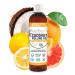 Coconut Oil Pulling for Teeth and Gums Mouthwash 100% Pure and Natural Non-GMO Ayurvedic Refreshing Lemon Essential Oil Orange Essential Oil and Grapefruit Essential Oils Lemon Orange and Grapefruit