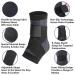 KCSHRAN Ankle Braces Elastic Compression Support Socks - Adjustable Strap for Sprained Ankle, Arthritis, Achilles Tendonitis - M Green - Buy Online on GoSupps.com