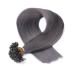 Keratin Bonding Hair Extensions - Dark Grey 60cm 50 Strands 100% Remy Real Hair - U-Tip by Novon Hair Extensions - Buy Online on GoSupps.com
