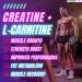 Creatine Gummies with L-Carnitine | 5g Sugar-Free Vegan Creatine for Muscle Growth Recovery & Endurance | 5000mg for Men & Women - Buy Online on GoSupps.com
