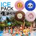 Kids Ice Pack Hot Cold Pack - 4PCS Reusable Pain Relief Set for Injuries, Wisdom Teeth, Tired Eyes & Headaches - Comfortable Fabric Cover - Size 5.1in*5.1in - Buy Online on GoSupps.com