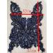 Handmade White Rhinestone Lace Bodice Applique Trim for Dress - 16 Colors, Beads & Sequins Sew-On Patches - Buy Online on GoSupps.com