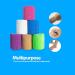 Self Adhesive Bandage Wrap - Non-Woven Breathable & Water-Resistant Vet Wrap - Stretchy Multicolor 3 x 5 Yard Rolls (6 Pack) for First Aid - Buy Online on GoSupps.com