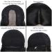Diamond Queen Short Wavy Black Bob Wig - Shoulder Length Synthetic Lace Wig for Black Women (1B) - Buy Online on GoSupps.com