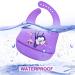 Baogaier Waterproof Silicone Baby Bibs with Crumb Catcher - 3 Pack | Easy Clean, Soft Pocket, Animal Design | Ideal for Feeding, Weaning, and Toddler Mealtime | Purple, Yellow, Pink - Buy Online on GoSupps.com