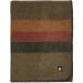EKTOS 100% Wool Striped Blanket, 5.0 lbs, Warm, Thick, Washable, Large 66" X 90" | Perfect for Home, Cabin, Vanlife, Camping, Outdoor Adventures & Sporting Events (Olive Blaze), Twin Twin Olive Blaze Striped