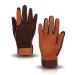 ONNAS 100% Leather Equestrian Riding Gloves 100% Genuine Goatnappa Horse Riding Gloves Women Anti-Slip & Breathable Horseback Riding Gloves for Men Large Goat Leather Brown