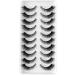Shop 3D False Lashes - Handmade Natural Look Fluffy Strip Lashes | 10 Pairs Multipack - Buy Online on GoSupps.com