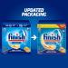 Finish All in 1 Gelpacs Orange Dishwasher Detergent Tablets - 84 Count Pack - Buy Online on GoSupps.com