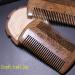 Comb Vintage Sandalwood Comb Gold Wire Sandalwood Bar Comb Handmade Beard&Hair Combs for Women Natural Beautiful Wood Tooth wooden comb - Buy Online on GoSupps.com