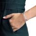 Yinox Super Magnetic Men's Titanium Bracelet with 8 NDFEB Magnets - Perfect Gift in High-Quality Box (20.5 cm) - Buy Online on GoSupps.com
