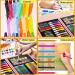 KINSPORY 86PC Art Set for Kids - Wooden Case Drawing Kit with Sketch Book, Markers, Crayons, and Pencils - Ideal for Budding Artists, Teens, Boys, Girls - Pink - Buy Online on GoSupps.com