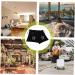 Gogogmee 2pcs Storage Bag Mini Suitcase Hair Dryer Storage Pouch Drawstring Closure Cover Flocking Cloth - Buy Online on GoSupps.com